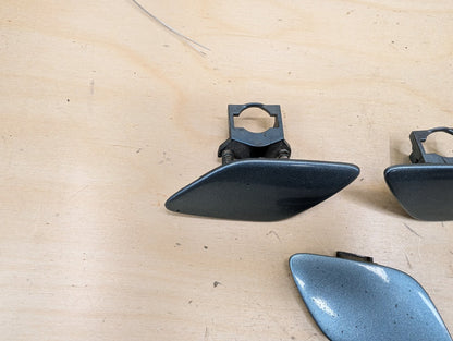 2007-2013 BMW 335i E93 Front Left Right Bumper Headlight Washer Nozzle Insert Covers SET 7158749