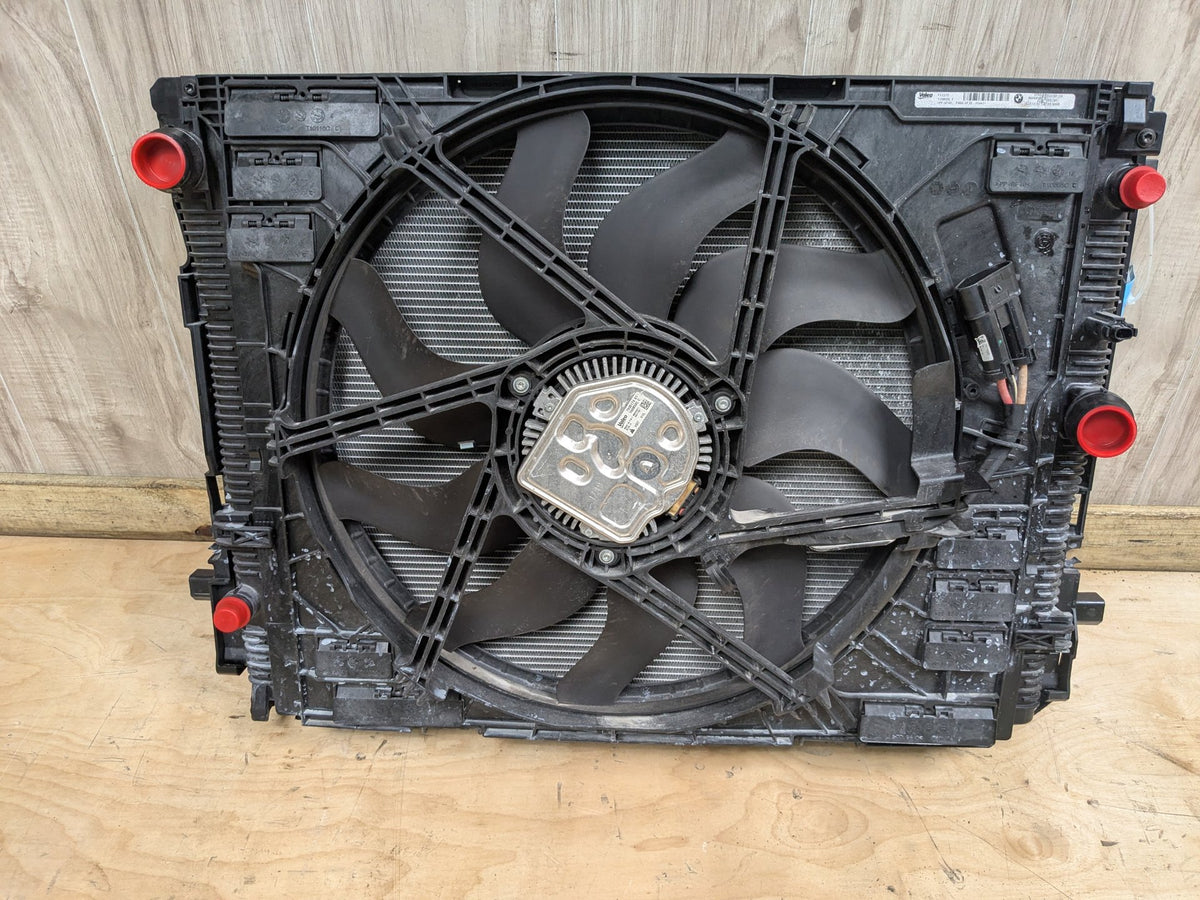 19-26 BMW M440 M340i G20 Radiator Cooling Condenser Fan 850w Shroud Assembly SET