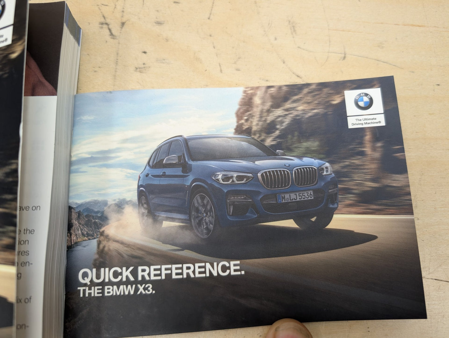 2018-2024 BMW X3 G01 - Owners Instruction Manual Book SET PN: 2982693