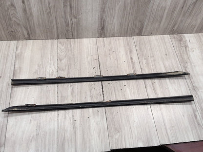 2008-2010 BMW 535i E60 Front Left Right Side Windshield Drip Trim Molding SET 7045448