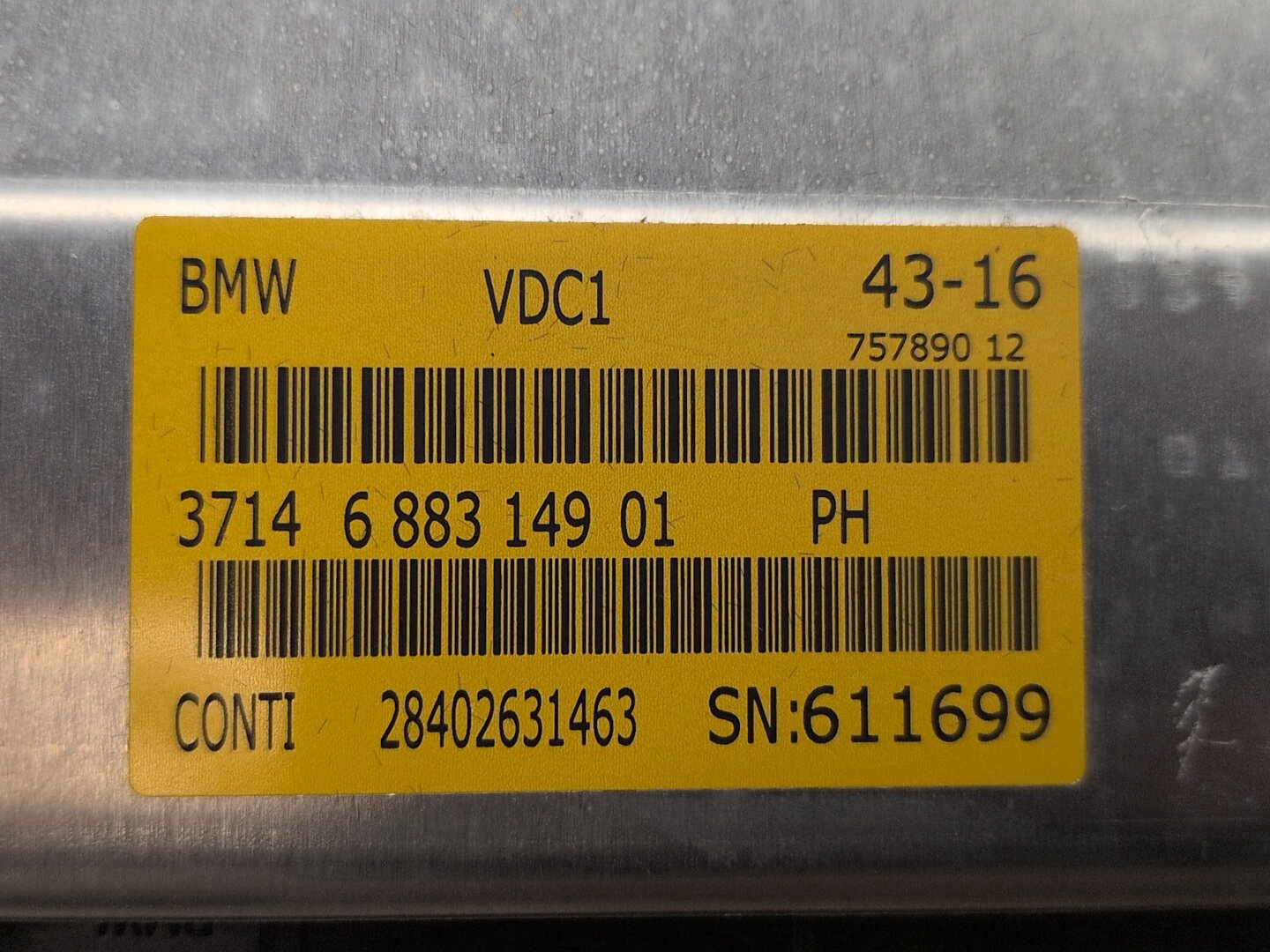OEM BMW F13 F15 F22 F30 F32 F80 X5 M3 M4 M6 VDC1 Vehicle Driving Control Module