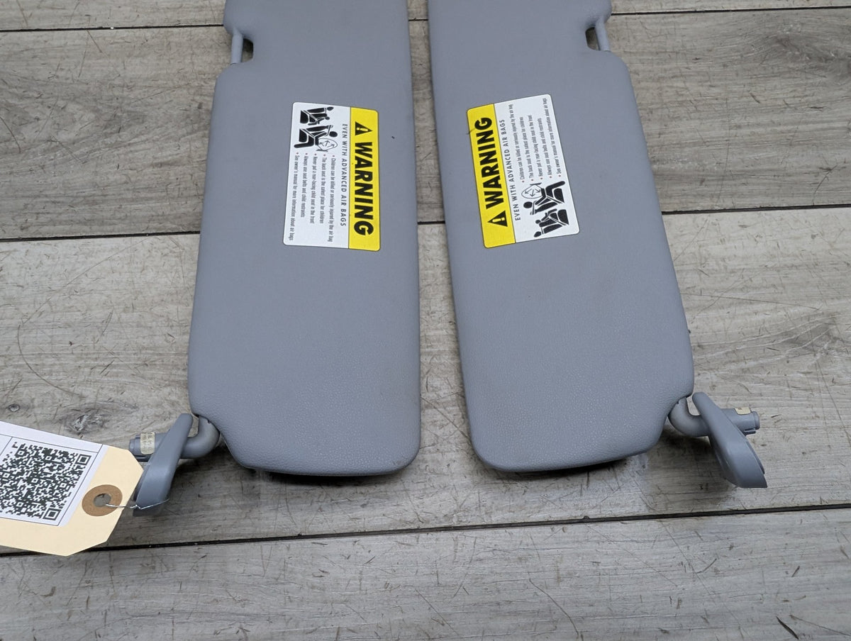 2008-2013 BMW 128i E82 Front Left Right Sun Visor SET 2996644 OEM