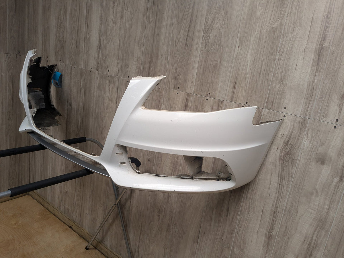 2009-2012 OEM Audi S4 B8 Front Bumper Cover White T9/ Y9C