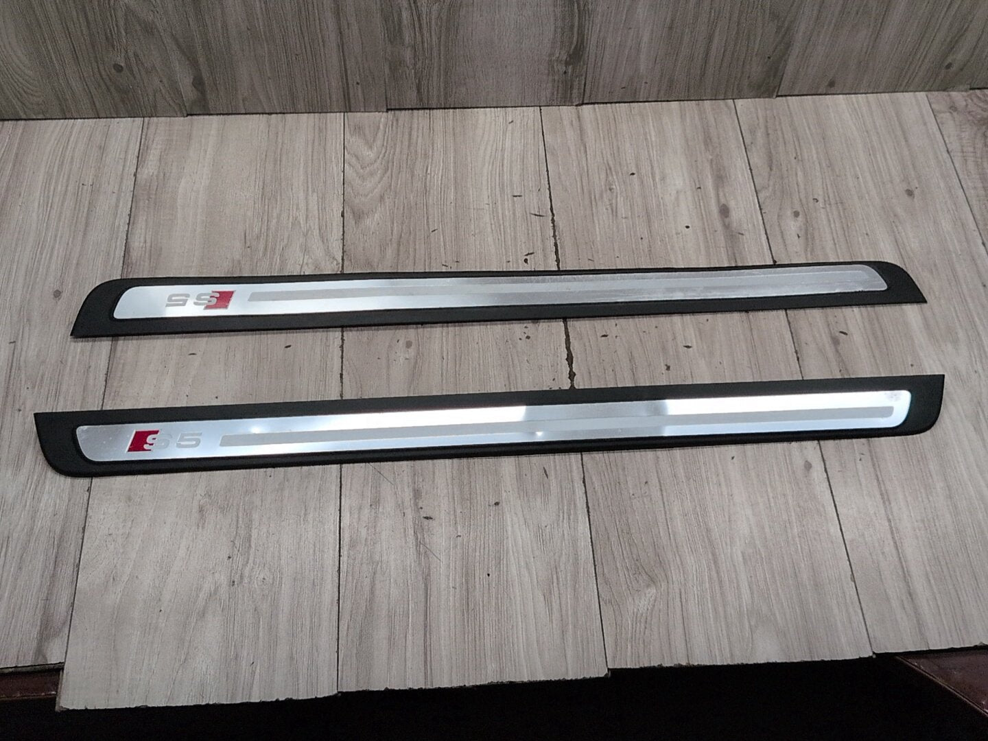 2013 - 2017 Audi S5 8T Front Left Right Scuff Plate Door Sill SET 8T0853373 CTUB