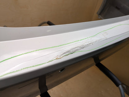 2017-2023 BMW 530i G30 Rear Bumper Cover White A96