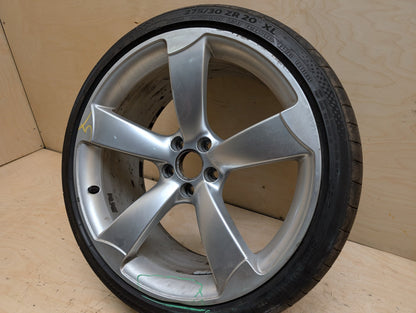 *BEND* 08-17 OEM Audi RS5 20x9 ET26 Aluminum Wheel Rim 5 Spoke 8T0601025AD