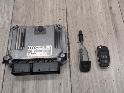 2015-2018 Audi Q3 8U - Engine Motor ECU DME Computer w/ Cas & Key SET PN: 8U0907115L