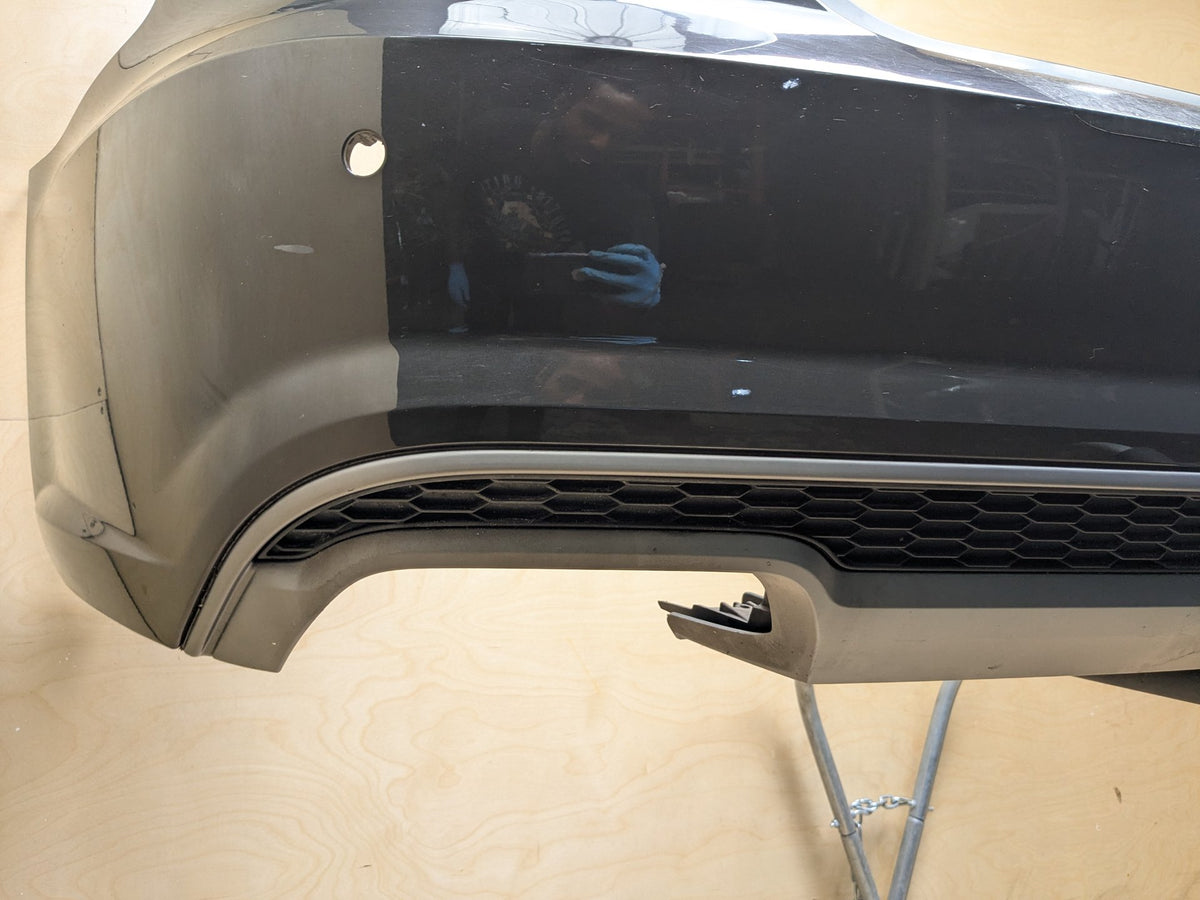 2016-2018 Audi A6 C7 Rear Bumper Cover w/ PDC Holes Black 4N/X7U