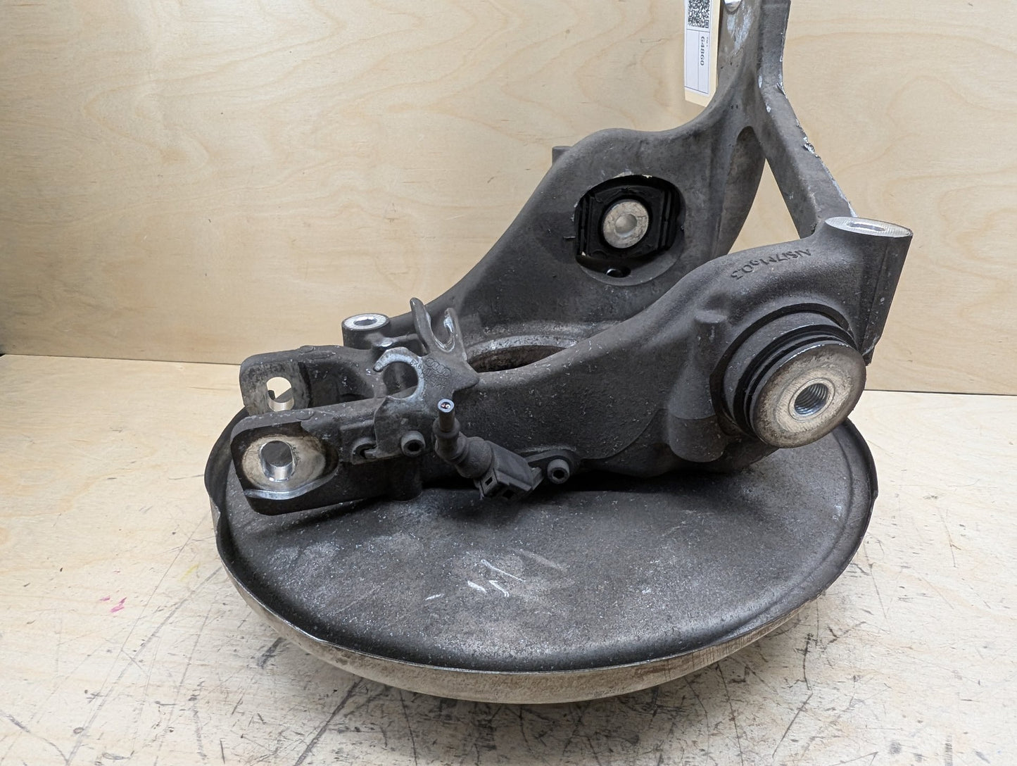 2011-2017 Audi RS5 8T Rear Left Driver Spindle Knuckle w/ Bearing 8K0505431AS OEM