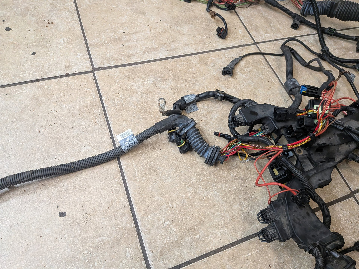 2004-2010 BMW E64 M6 S85B50A Engine Motor Ignition Injector Wiring Wire Harness 7838569