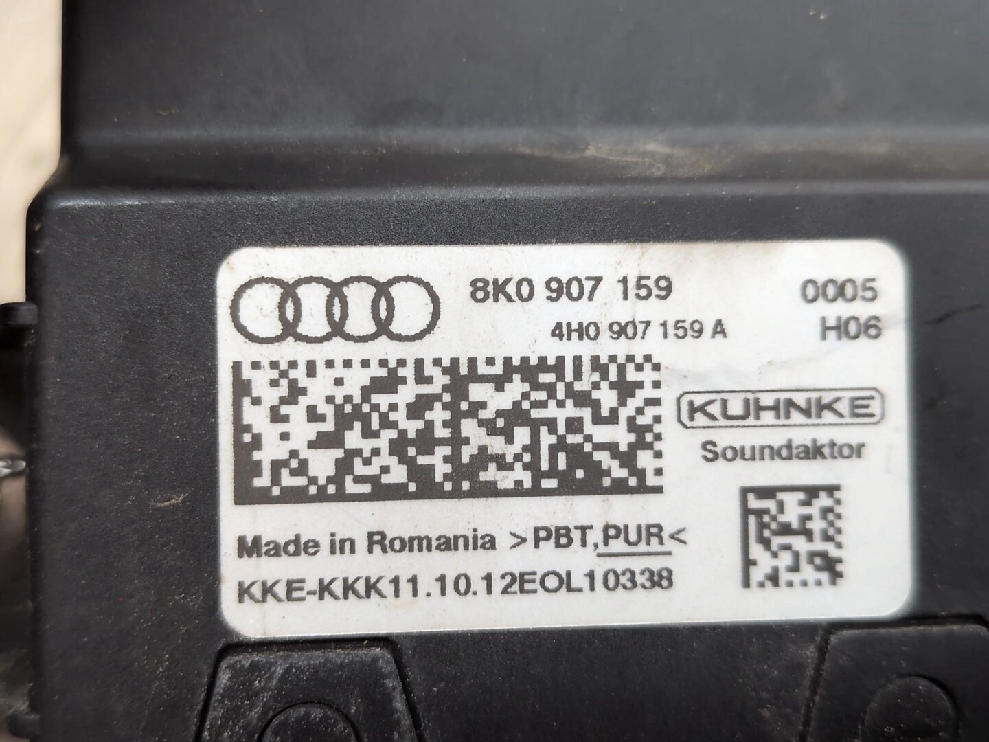 2008 - 2017 Audi S5 8T Misc 8K0907159A