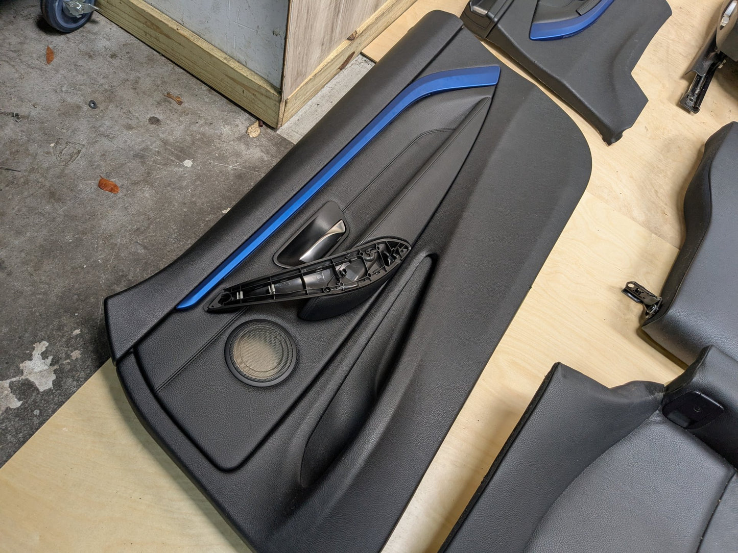 14-20 OEM BMW F32 428 430 435 440 M SPORT Black Front Rear Seats Door Panels SET