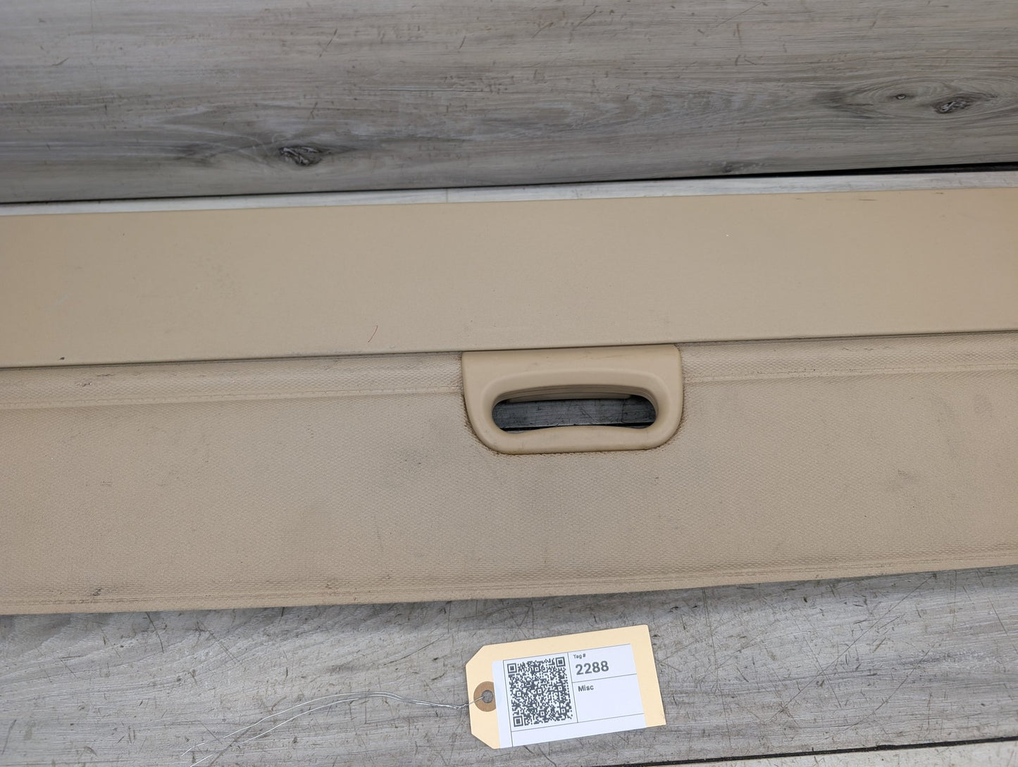 2007-2013 BMW X5 E70 Rear Trunk Upper Retractable Roller Luggage Shade Cover 6955873 Beige