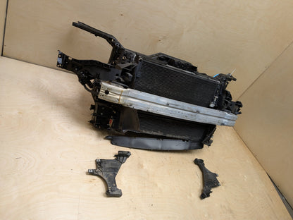 13-16 Audi RS5 Front Clip Frame Radiator Support & Cooling Fan Assembly