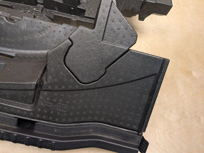2019 BMW X3 G01-Trunk Spare Tire Mount Brackets Foam Covers PN: 7440140