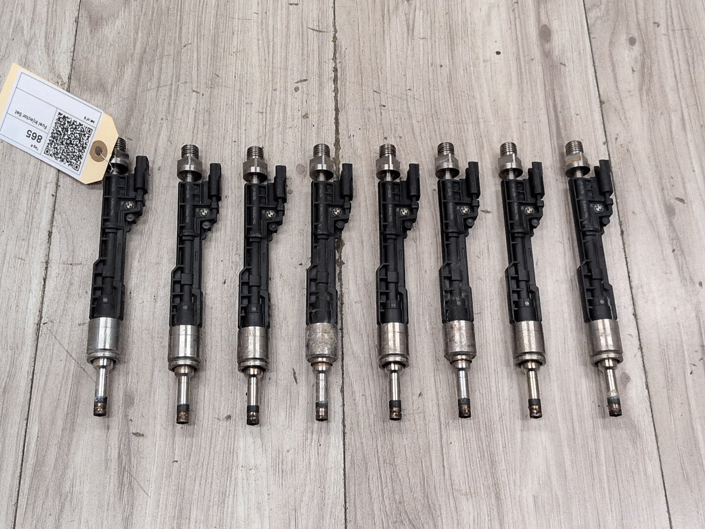OEM BMW F10 F13 M5 M6 Engine S63 N63 V8 High Pressure Fuel Injectors SET (8) EU5