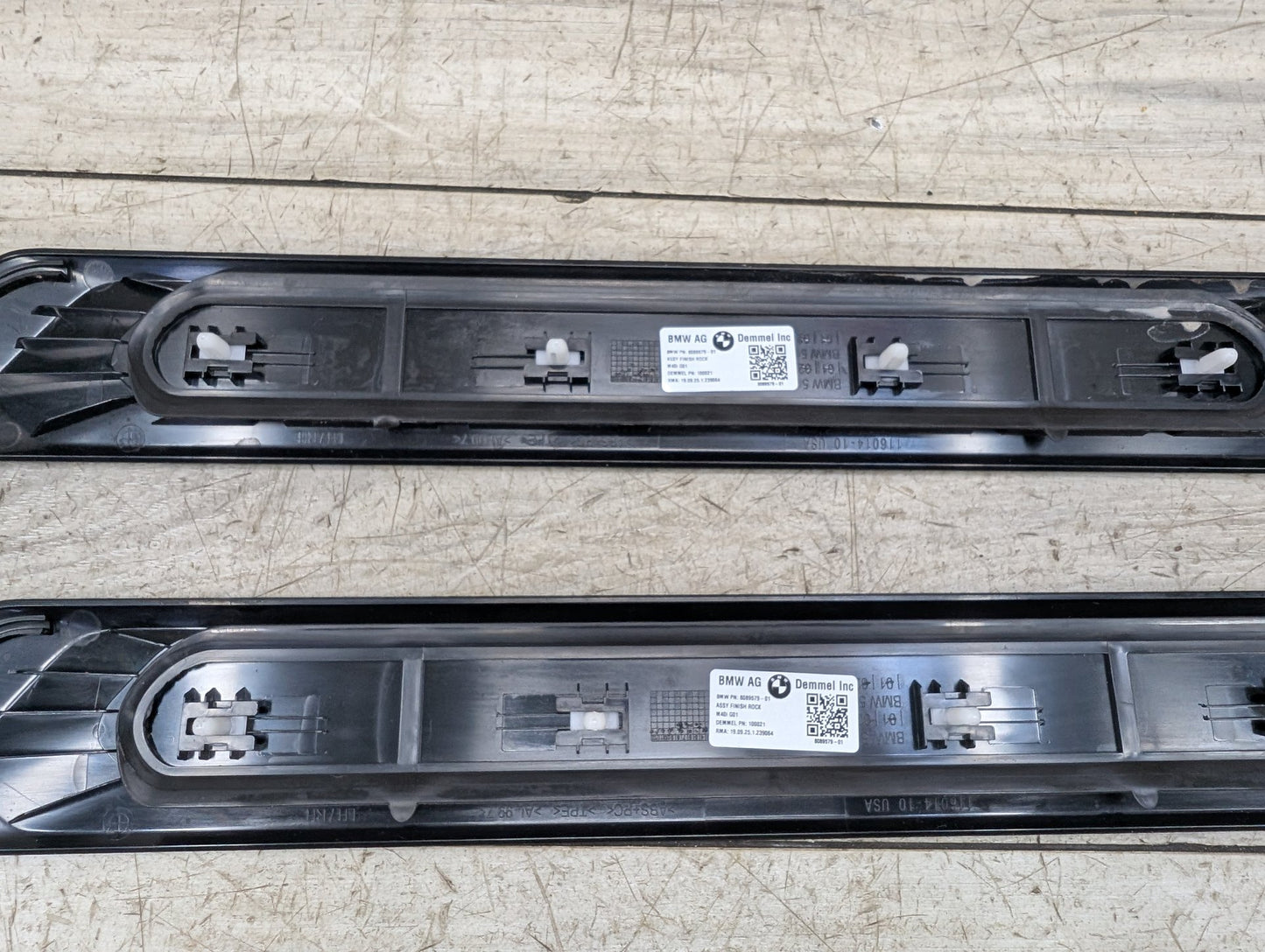 18-21 OEM BMW G01 G02 M40i X3 X4 Front Right Left Door Sills Cover Trim Pair