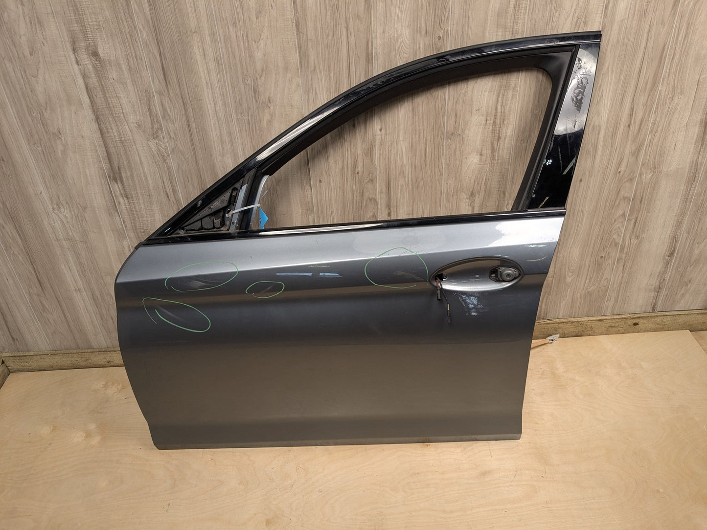 17-23 BMW F90 G30 530 540 M550 M5 Front Left Driver Door Shell Panel White