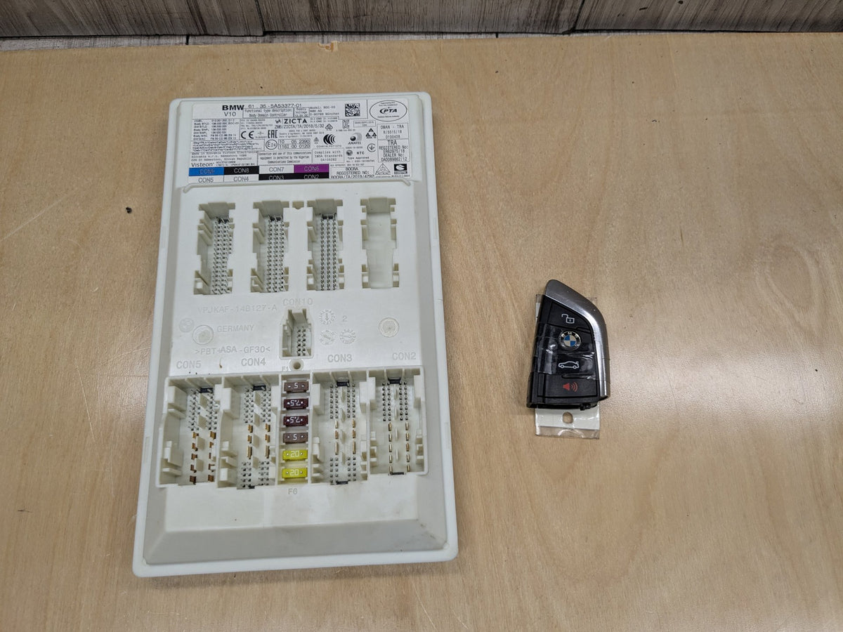 2022-2026 BMW 430i G26 Bdc Body Domain Fem Control Module w/ Key 5A53377 OEM