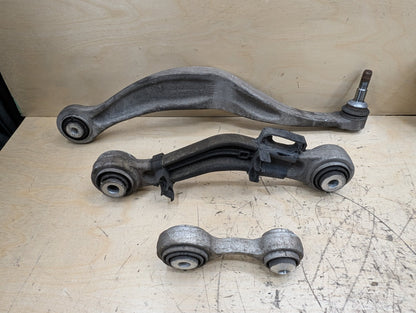 09-18 OEM BMW F02 F06 F10 F13 Rear Right Passenger Upper Lower Control Arm SET