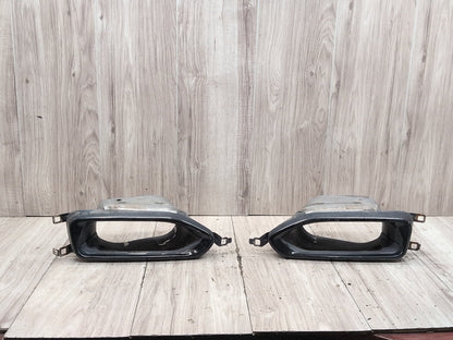 2016-2022 BMW 750i G12 Rear Left Right Exhaust Muffler Tips SET 8063168 OEM