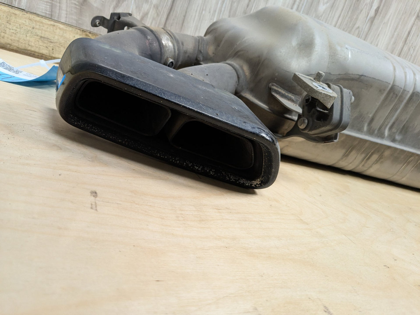 16-19 OEM BMW G11 G12 750i 750iX Engine N63R Rear Exhaust Pipe Muffler M SPORT