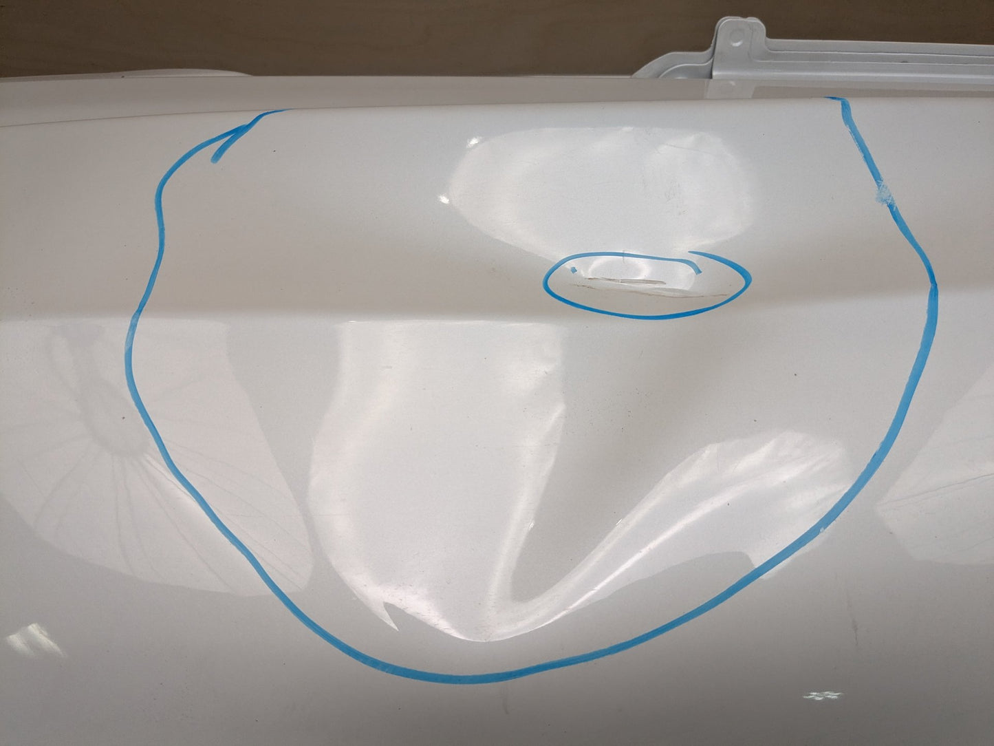19-25 OEM BMW G05 G07 X5 X7 Rear Lower Trunk Tailgate Door Panel Deck Lid White