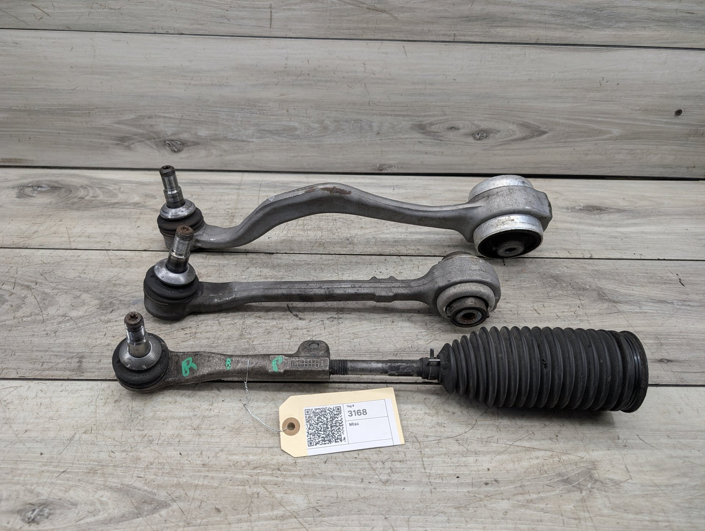 2018 - 2024 BMW X3 G01 Front Right Passenger Control Arms w/ Tie Rod SET 8854990 B58B30O1