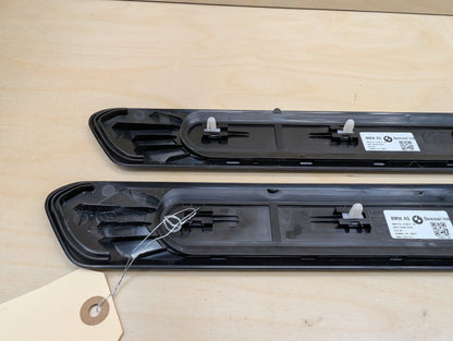 18-24 OEM BMW G01 G02 X3 X4 X Line Front Left Right Door Cover Trim Sills PAIR