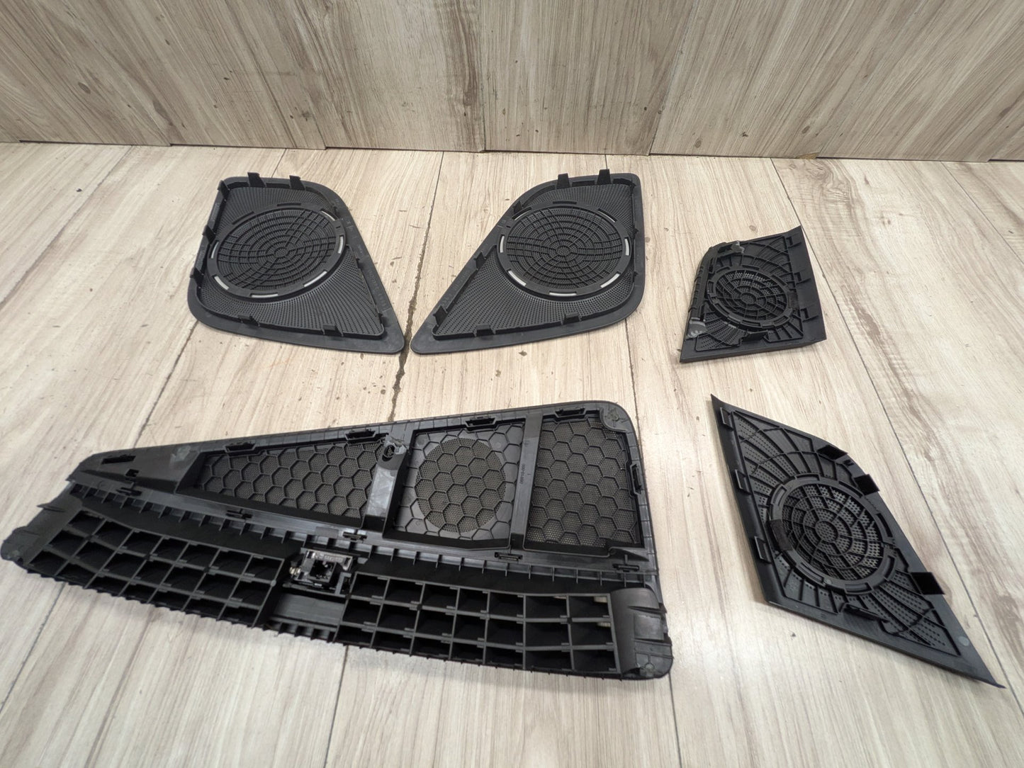 2008-2017 Audi S5 8T B8 Front LEft Right Center Dash Door Speakers Grille Cover SET