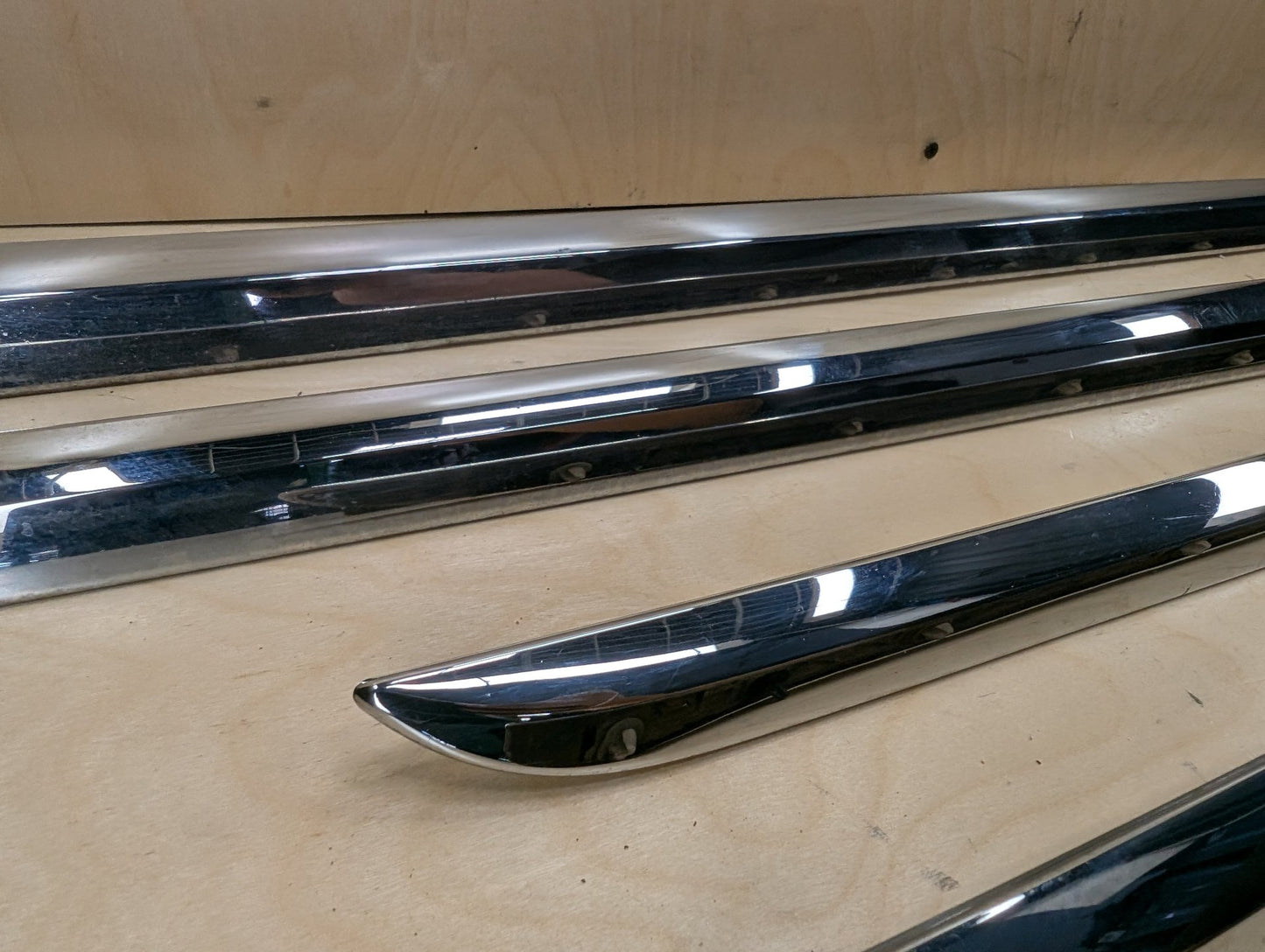 2016-2022 BMW 750i G12 Front Rear Left Right Exterior Door Trim Molding SET 7364354