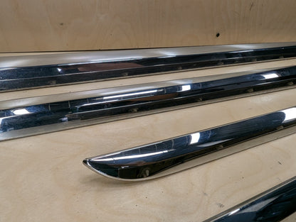 2016-2022 BMW 750i G12 Front Rear Left Right Exterior Door Trim Molding SET 7364354