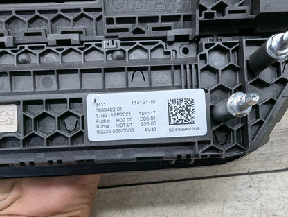 17-20 OEM BMW F90 G30 530 540 M550 AC Climate Control Panel Radio Media Buttons