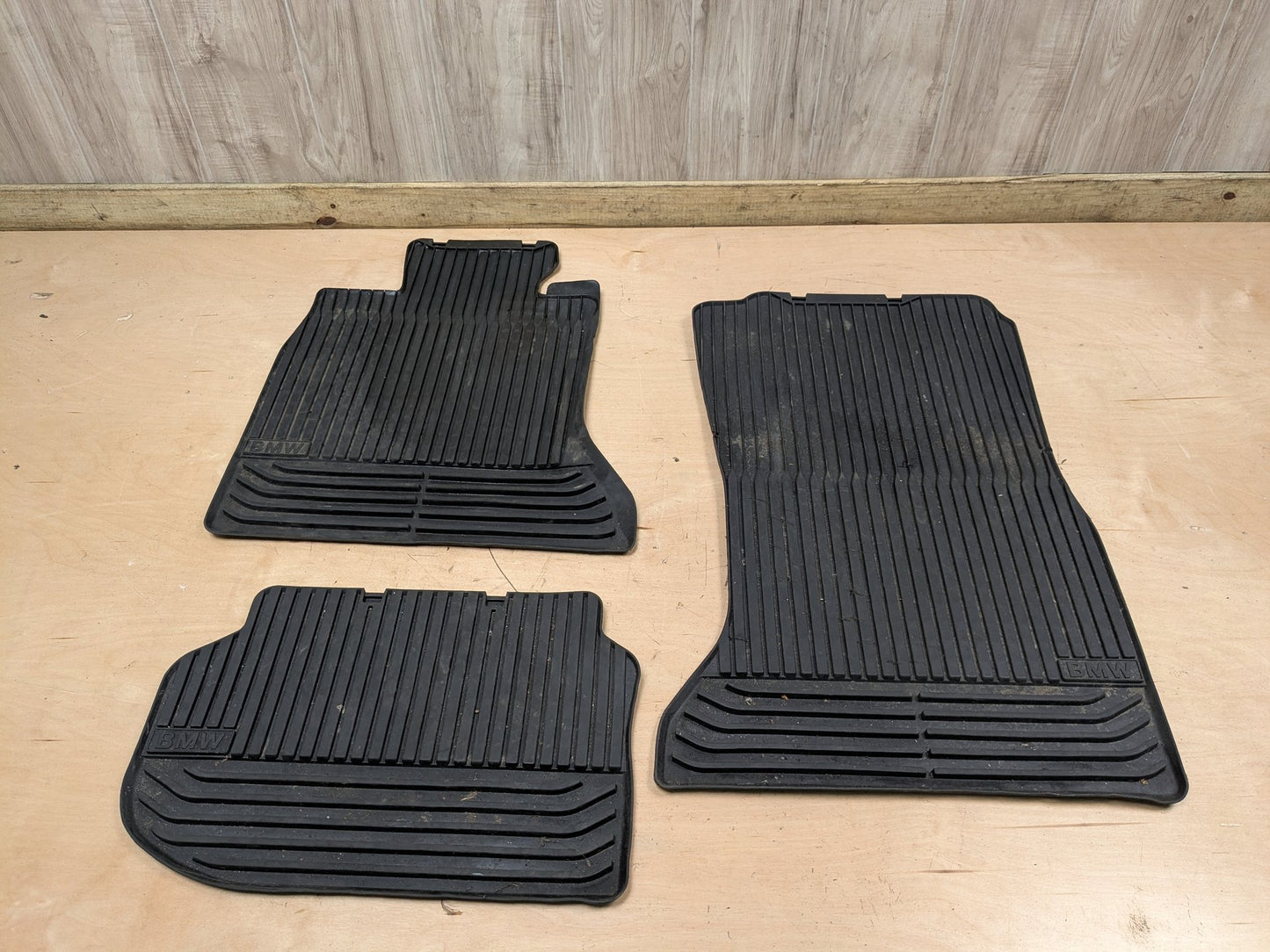 OEM BMW F01 Front Rear Left Right All Weather Carpet Floor Mats SET