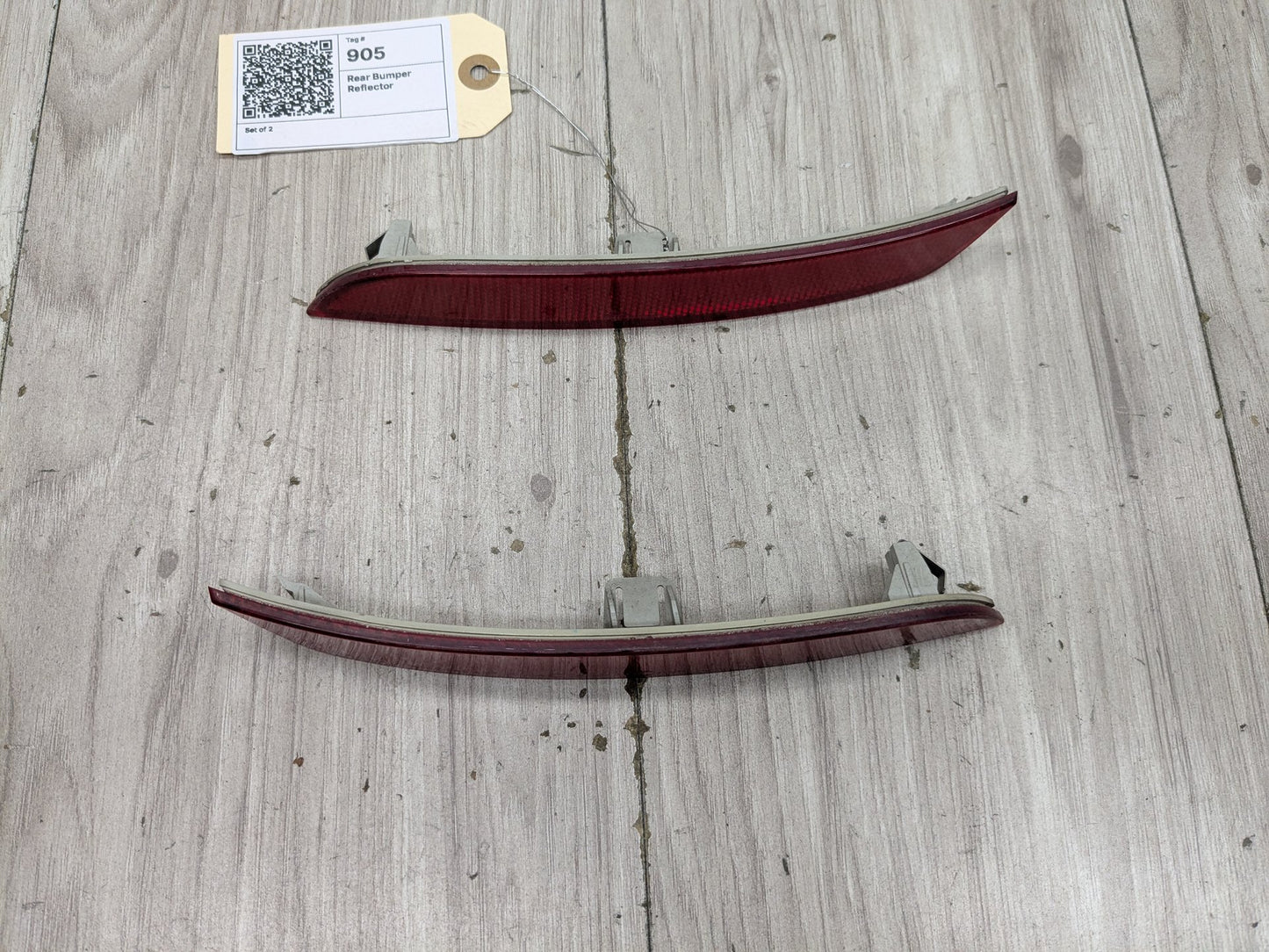 OEM BMW F01 F02 Rear Left Right Bumper Reflector Marker PAIR