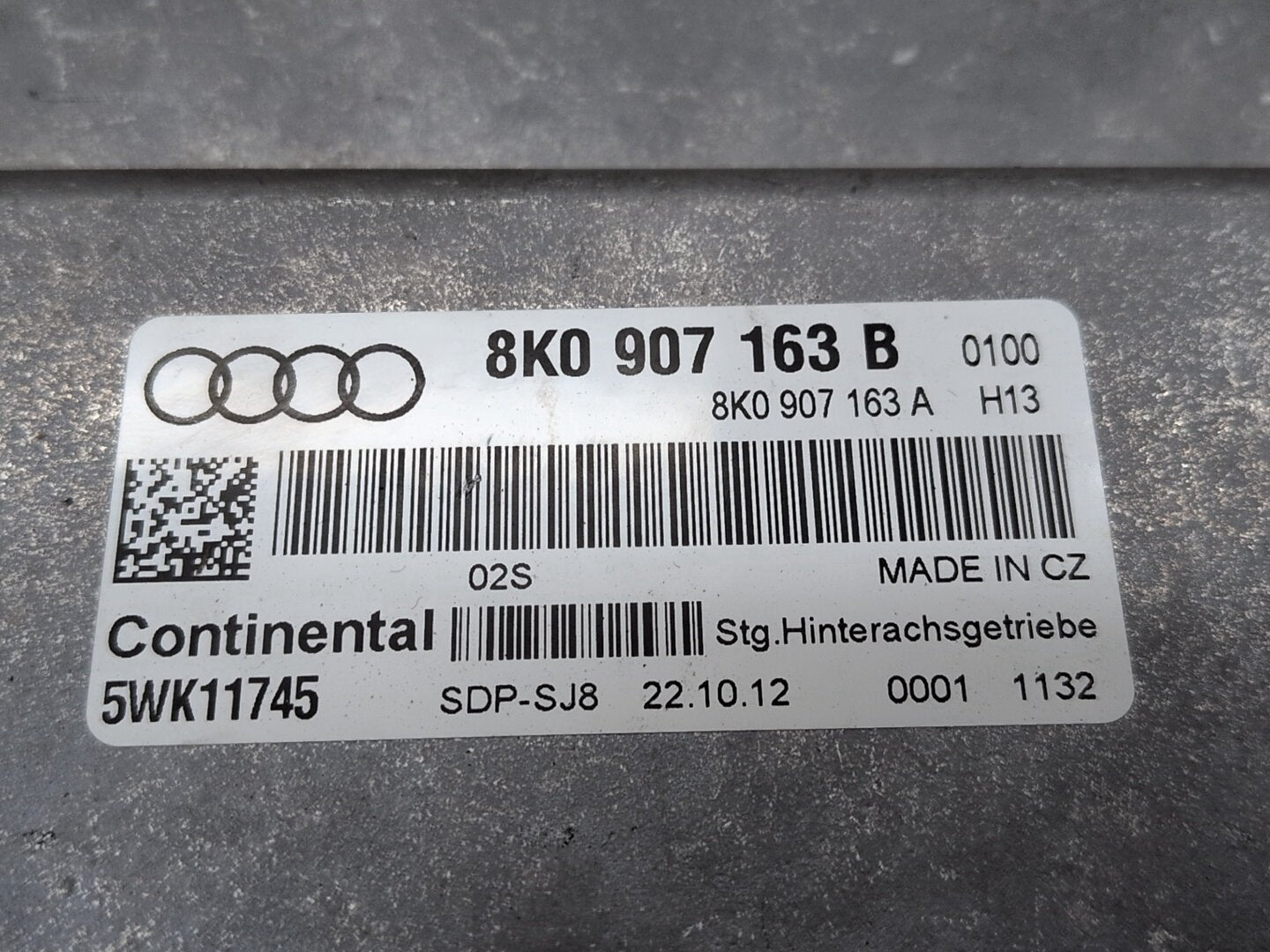 2008 - 2017 Audi S5 8T Misc 8K0907163B