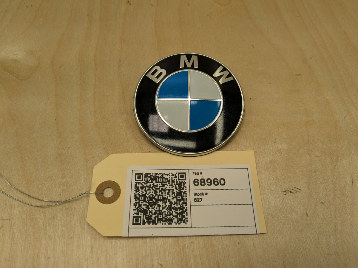 OEM BMW E90 F02 F22 F30 F32 F36 F80 F87 M3 M4 Rear Trunk Lid Round Emblem 74mm