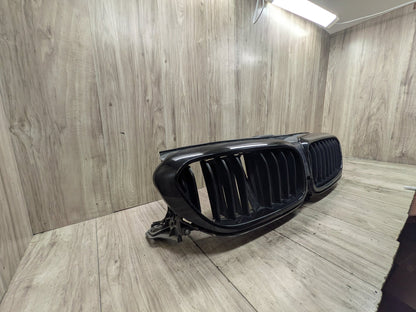 NOTE 17-20 BMW M550i G30 Front Bumper Radiator Air Flap Shutter w/ Kidney Grille