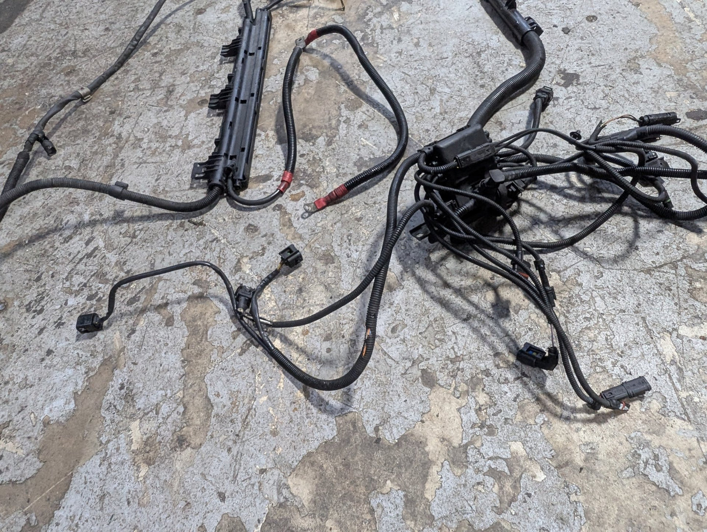 2007-2013 BMW E93 328i N52B30M1 Engine Motor Transmission Wiring Wire Harness SET 7555003