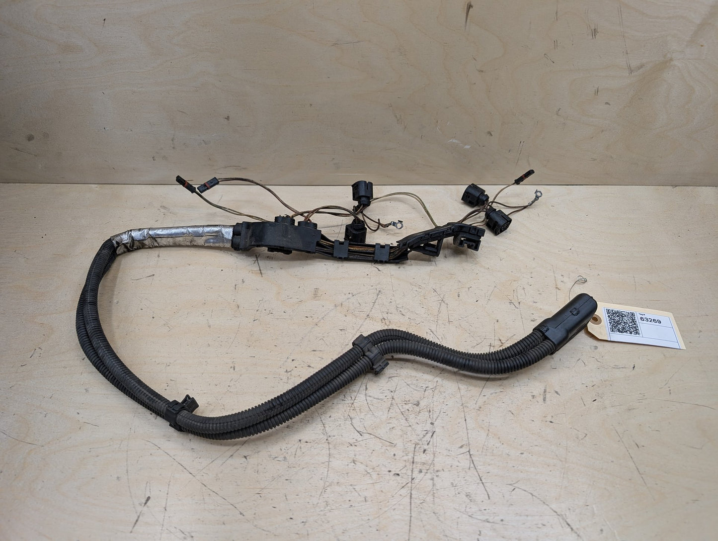 2012-2018 BMW F30 328i N20B20O0 Engine Motor Ignition Injector Wiring Wire Harness 7619399