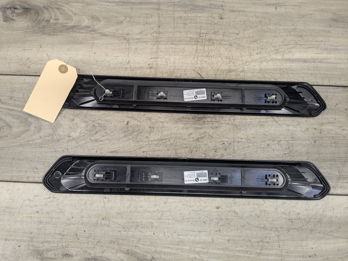 18-21 OEM BMW G01 G02 M40i X3 X4 Front Right Left Door Sills Cover Trim Pair