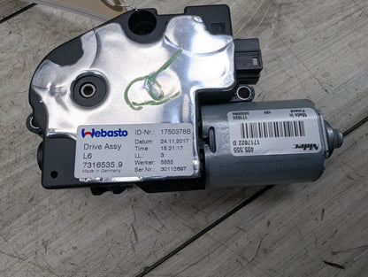 2017-2023 BMW 530i G30 Sunroof Sun Roof Glass Motor 7316535