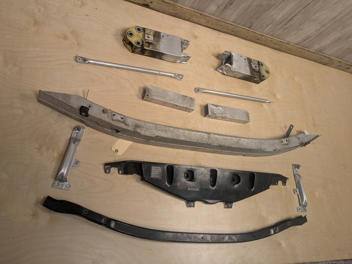 2011-2016 BMW 535i F10- Front Reinforcement Crash Bar w/ Brackets SET PN 7200706