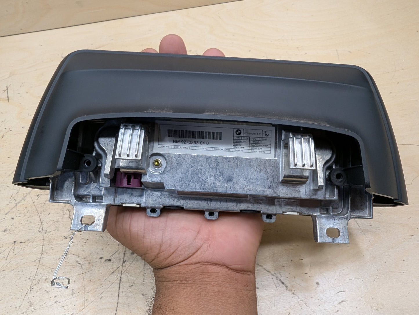OEM BMW F32 F30 F36 Basic Dash Display Monitor Information Screen CID L7 6.5"