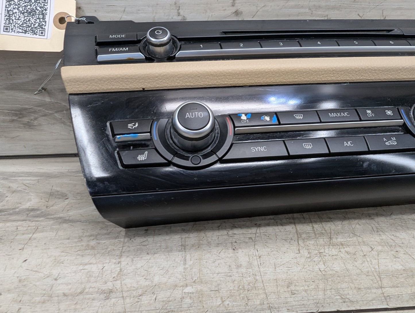 *11-16 OEM BMW F10 535 M5 AC Switch Heater Control Panel Radio Media Buttons