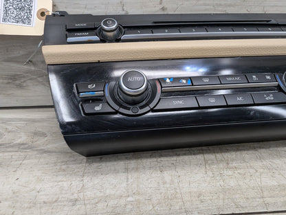 *11-16 OEM BMW F10 535 M5 AC Switch Heater Control Panel Radio Media Buttons