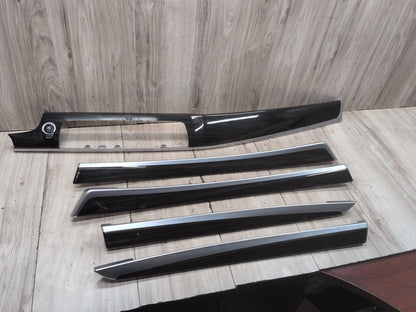 2011-2016 BMW M5 F10 Front Rear Left Right Interior Trim SET 7225548 OEM