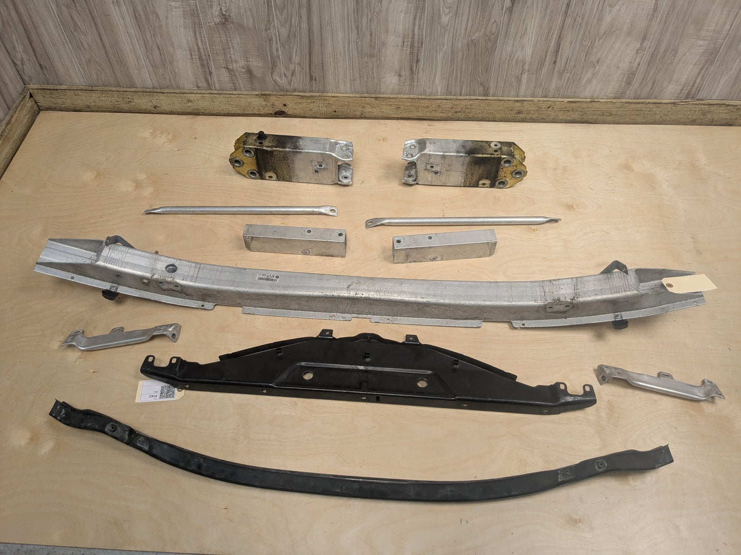 2011-2016 BMW 535i F10- Front Reinforcement Crash Bar w/ Brackets SET PN 7200706
