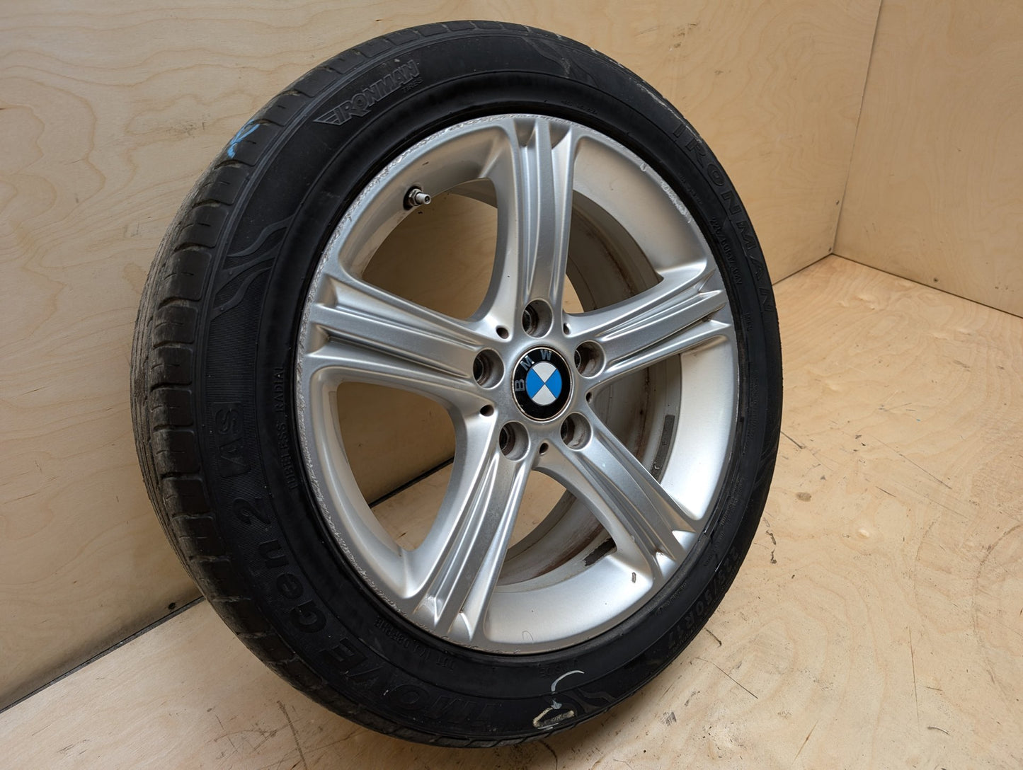 OEM BMW F30 F32 F33 F36 328 335 428 Wheel Rim 17x7.5 ET:37 Star Spoke Style 393