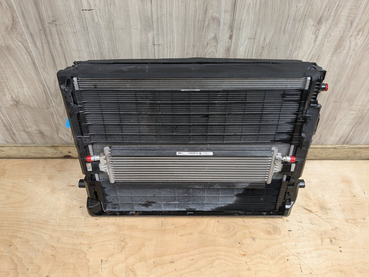 19-26 BMW M440 M340i G20 Radiator Cooling Condenser Fan 850w Shroud Assembly SET